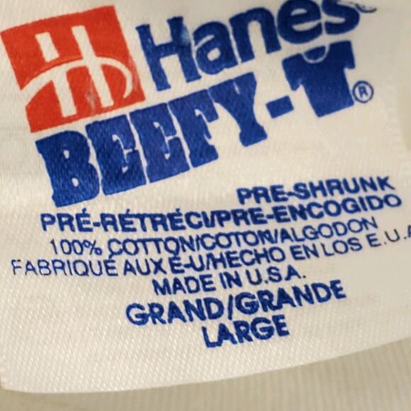 VTG NWOT 1993 USS Nimitz CVN-68 Tiger Cruise Shirt Large L White - Picture 3 of 6